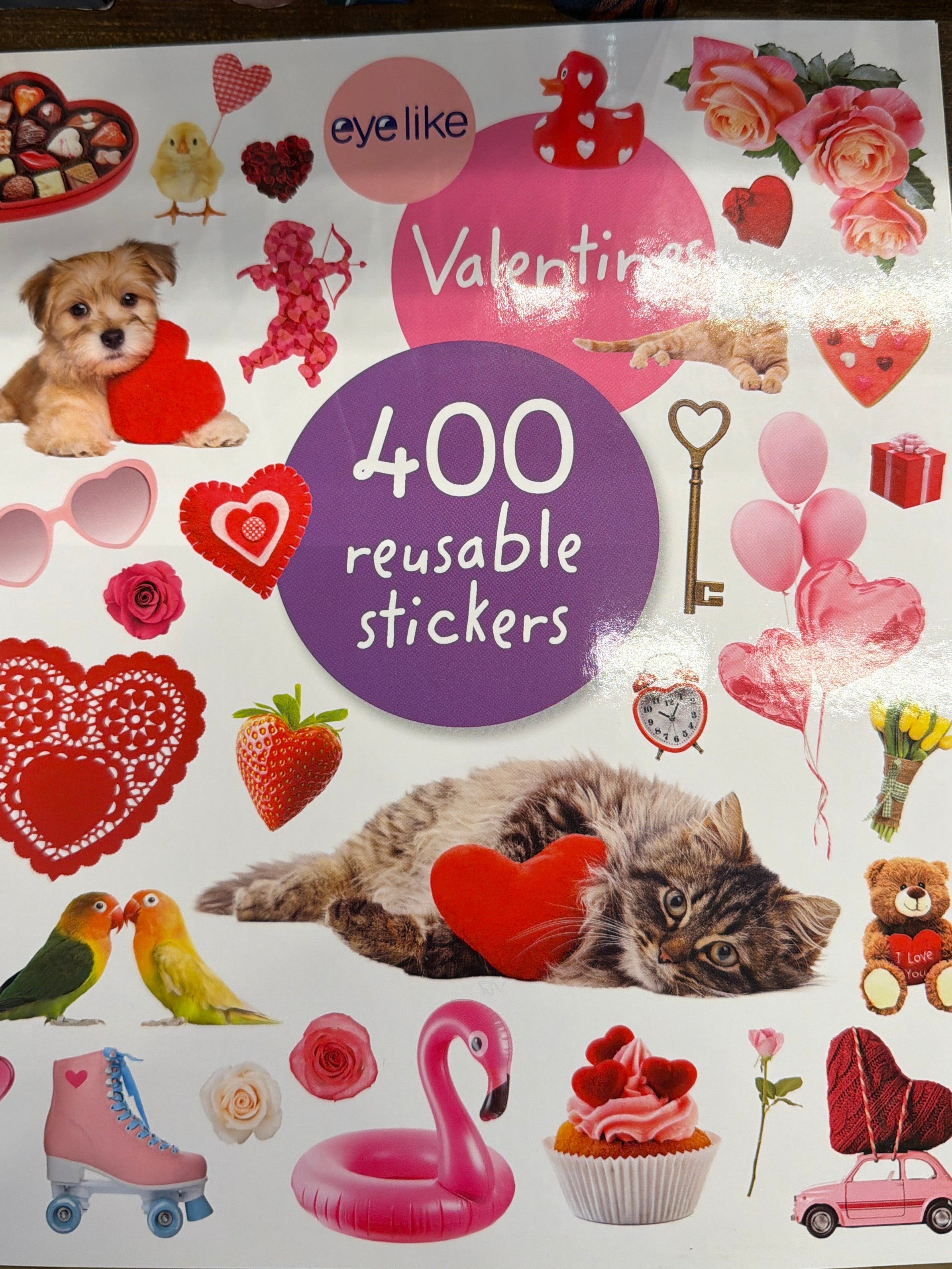 Eyelike Valentine’s Reusable Stickers Book