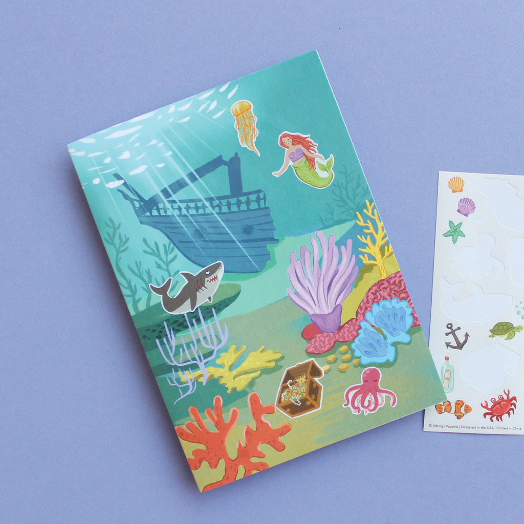 Inklings Paperie - Sticker Scene Card - Under the Sea