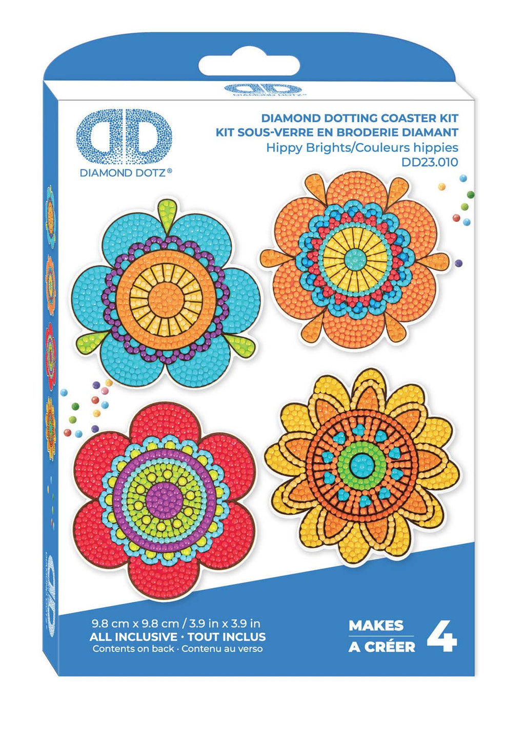 DIAMOND DOTZ® - Coasters - Hippy Brights