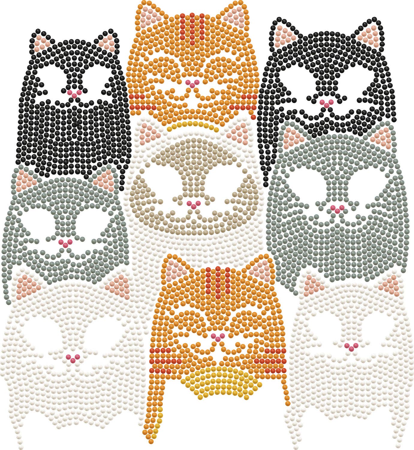 DIAMOND DOTZ® - Cat Clan (Large)