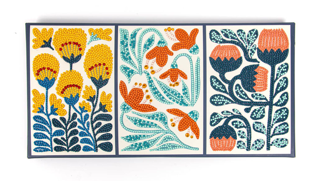 DIAMOND DOTZ® - Modern Floral Triptych