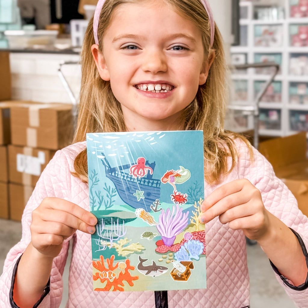 Inklings Paperie - Sticker Scene Card - Under the Sea