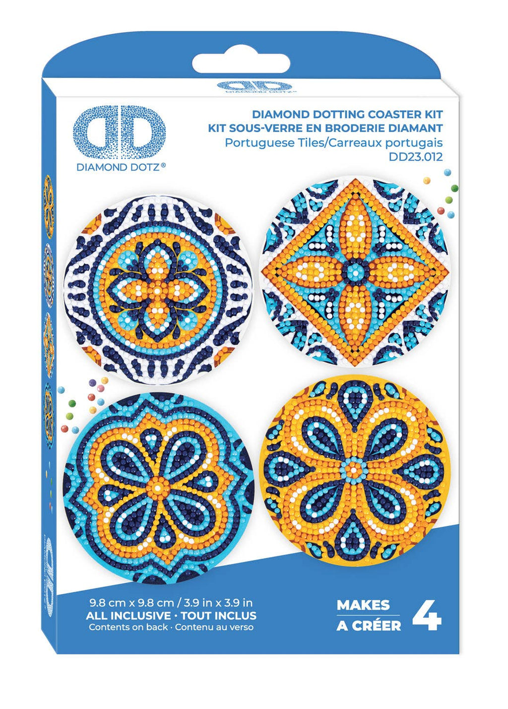 DIAMOND DOTZ® - Coasters - Portuguese Tiles