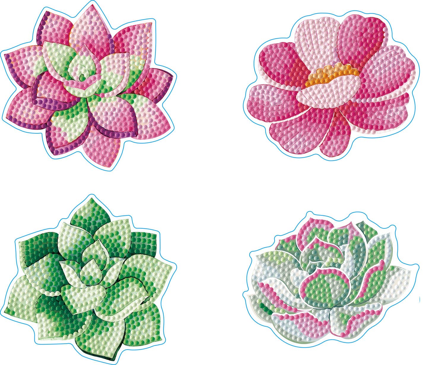 DIAMOND DOTZ® - Coasters - Succulents