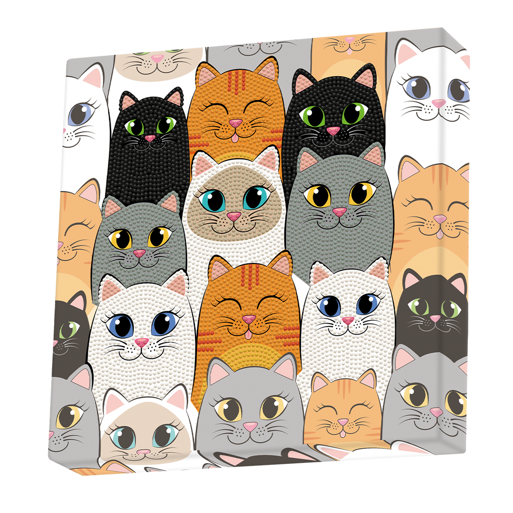 DIAMOND DOTZ® - Cat Clan (Large)