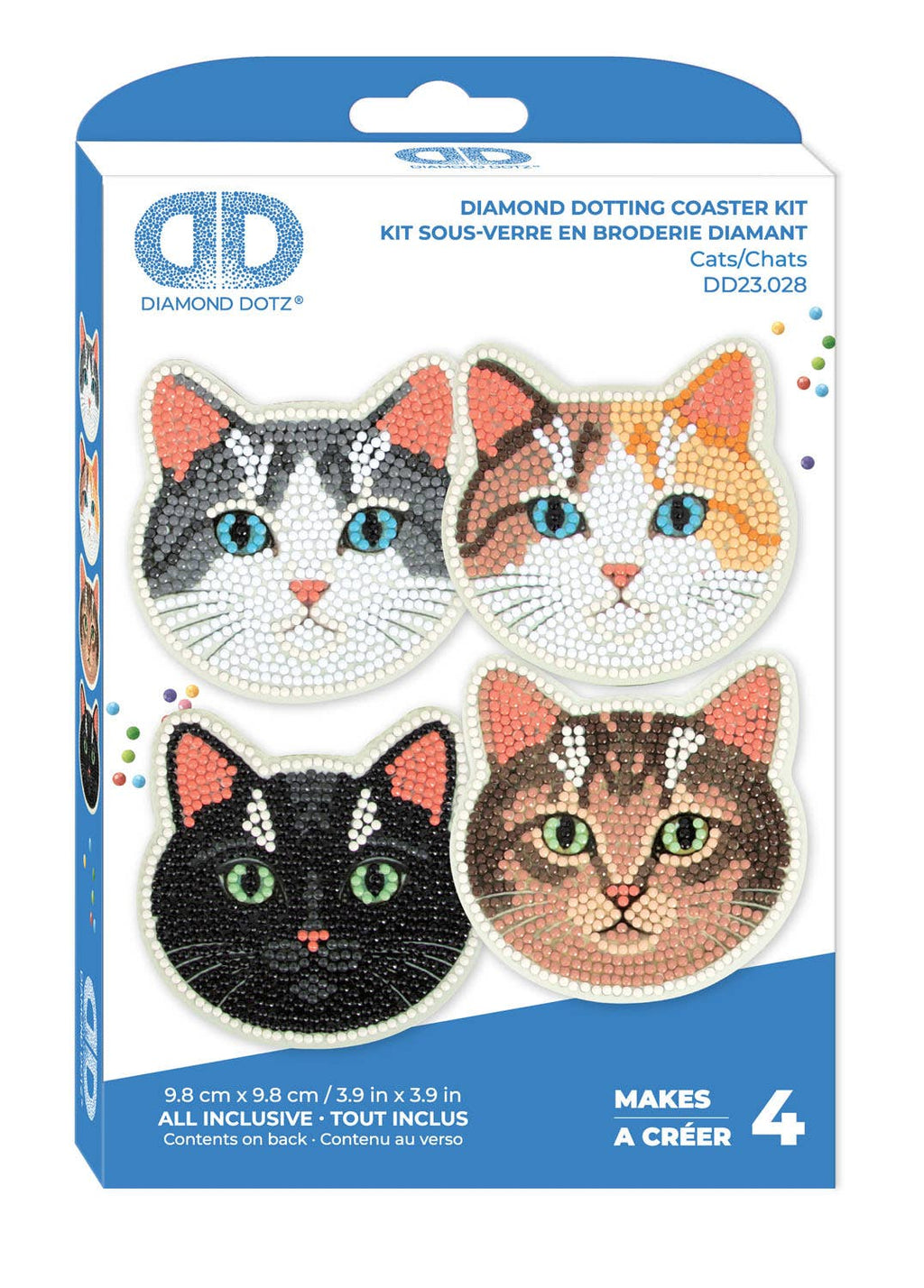 DIAMOND DOTZ® - Coasters - Cats