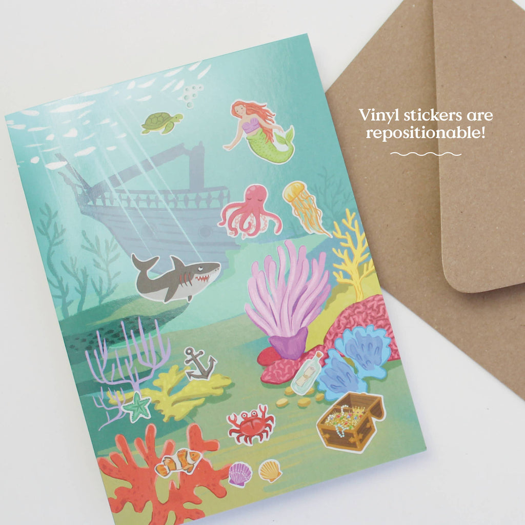 Inklings Paperie - Sticker Scene Card - Under the Sea