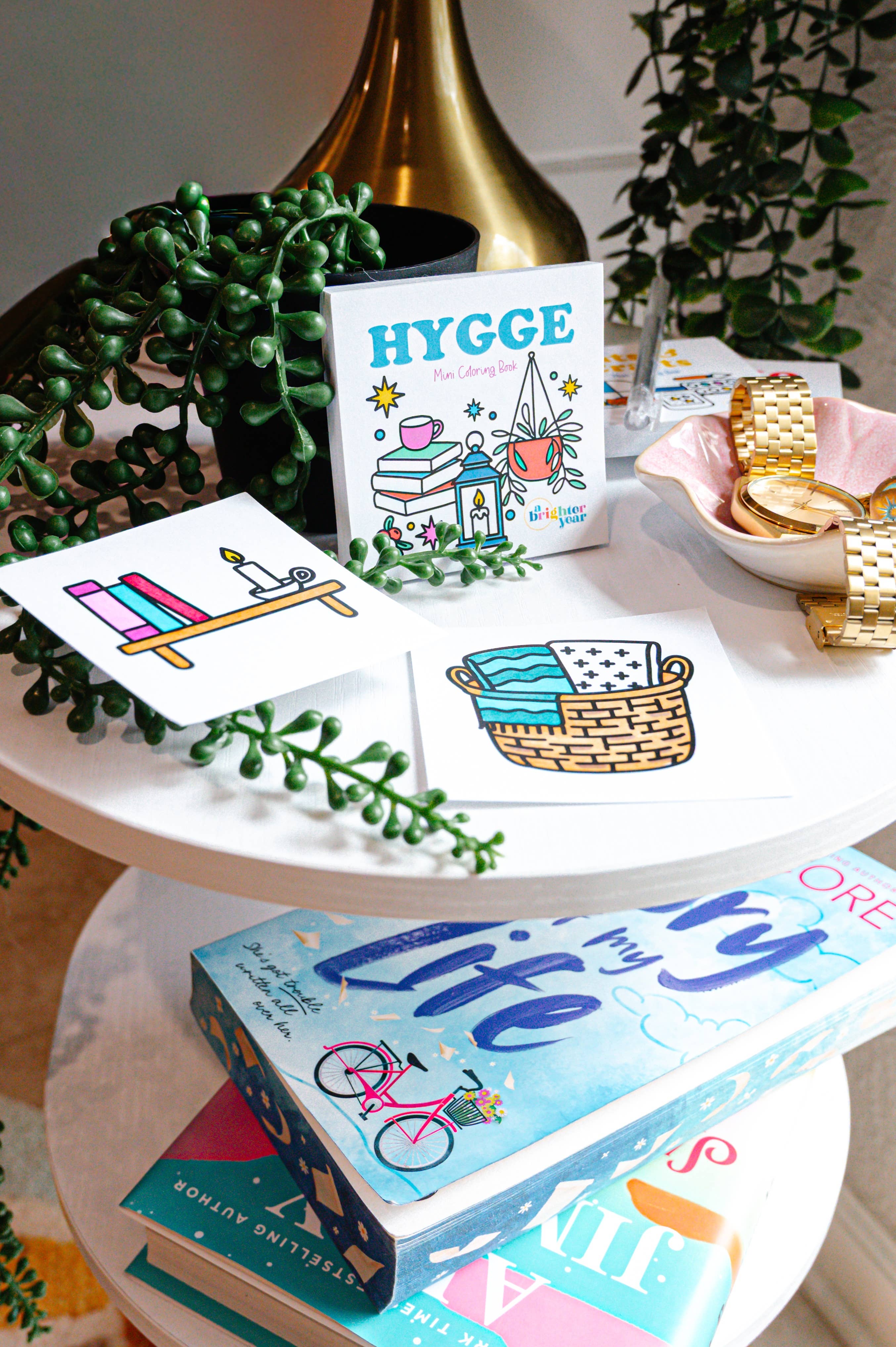 A Brighter Year - Hygge Mini Coloring Book